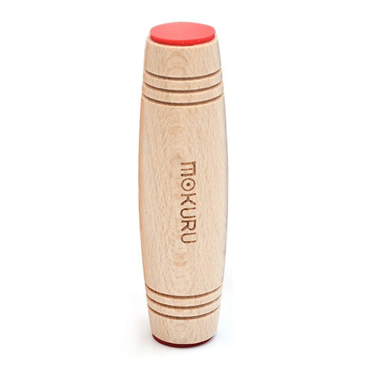 Potable Desktop Stress Relieve Wooden Stick Automatic Rotating Flip Toy Decompression Beech Spinner Rotation Anxiety Release