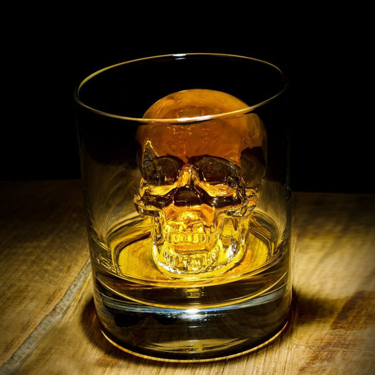 3D Skull Flexible Silicone Ice Cube Mold Tray shirt